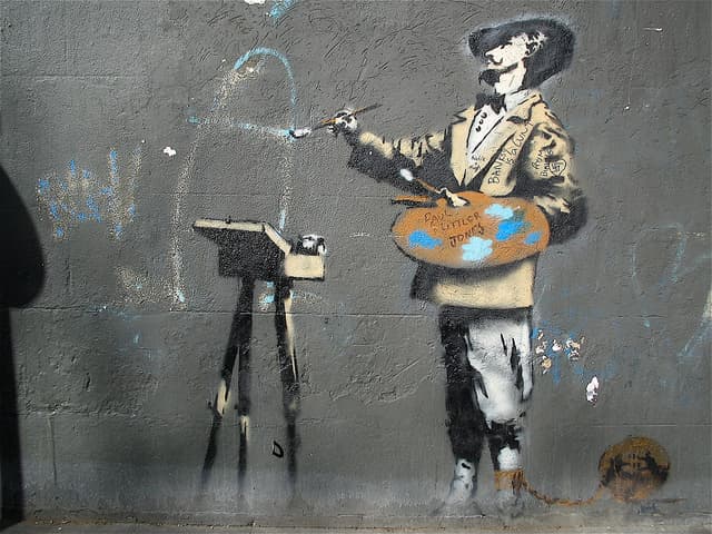  by Banksy in London