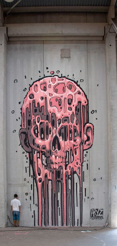  by Aryz in Barcelona