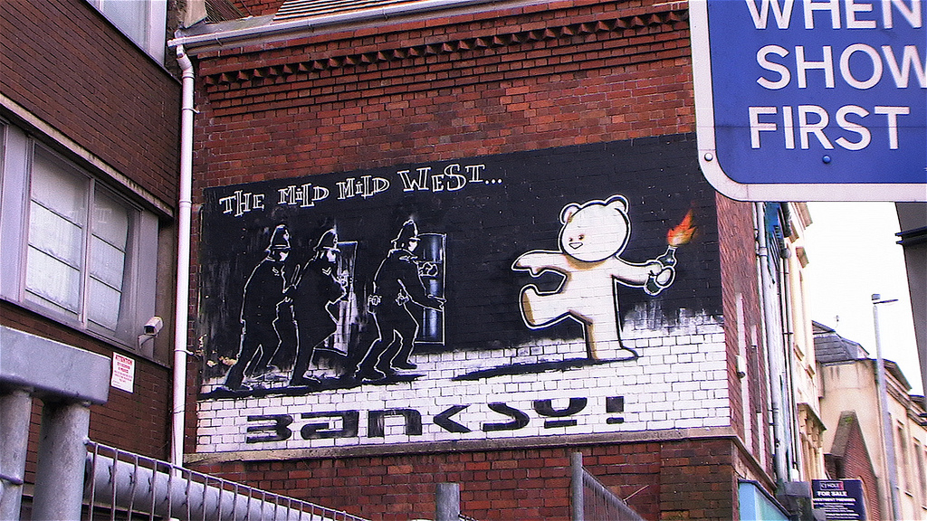  by Banksy in Bristol