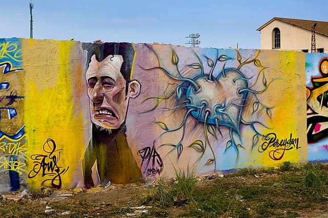  by Aryz in Barcelona