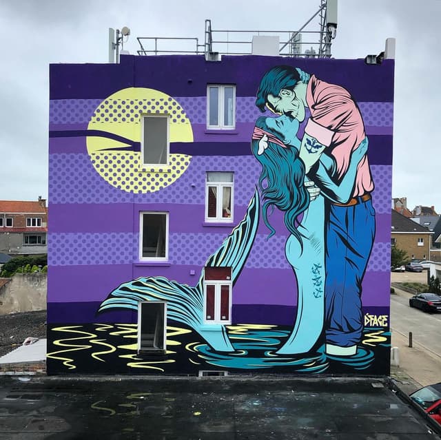  by D*face in Ostend