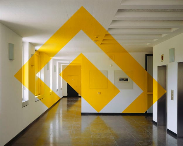  by Felice Varini in Lugano