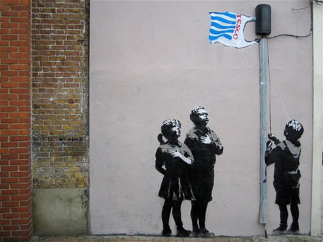  by Banksy in London