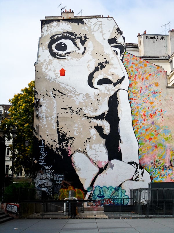  by Jef Aerosol in Paris