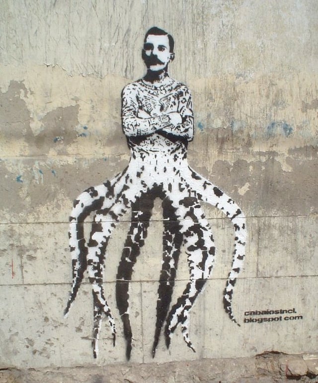 by Cabaio Stencil in Buenos Aires